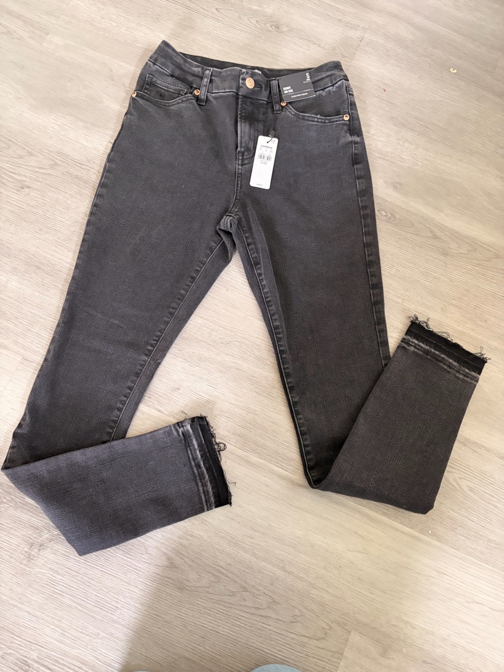 Express Black High-Rise Skinny Jeans